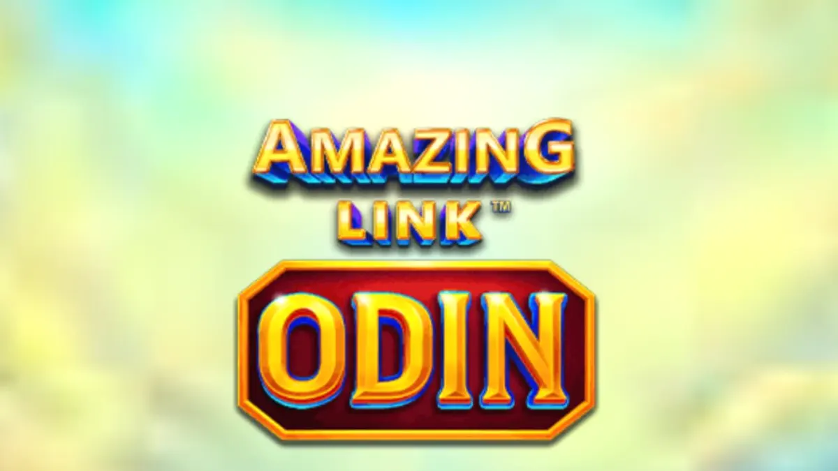 Amazing Link Odin slot game interface featuring Norse mythology theme